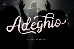 Adeghio: A Modern Handwritten Typeface for Editorial Design