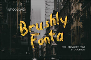Brushly Fonta: A Designer's Take on Bold Script Typography