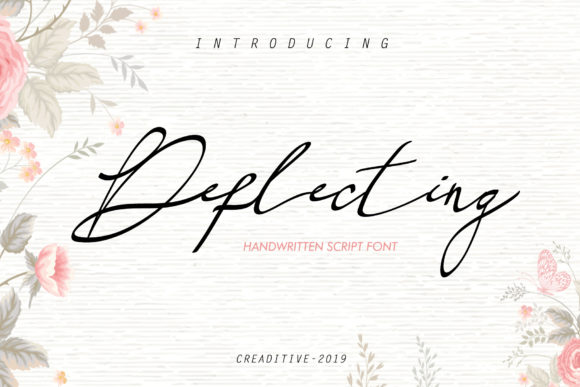 Deflecting: A Handwritten Font for Makers