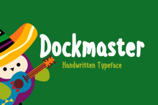 Dockmaster Font: A Bold Handwritten Typeface for Branding