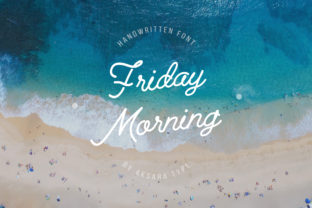 Friday Morning: A Handwritten Font for Makers