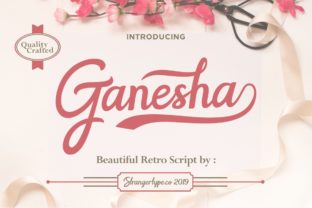 Ganesha: A Premium Script Font for Modern Web Design