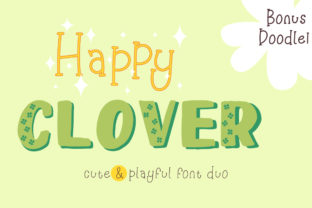 Happy Clover Family: A Bold Typeface for Scroll-Stopping Marketing
