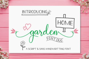 Homegarden Duo: A Sweet Handwritten Font for Branding