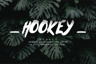 Hookey: A Bold Handwritten Font for Editorial Impact
