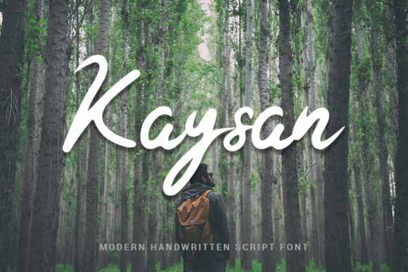 Kaysan: A Bold Script Font for Modern Web Design