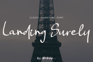 Landing Surely Font Review: A Classy Handwritten Typeface for Branding