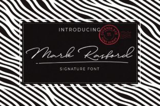 Mark Rasford: A Handwritten Typeface for Modern Web Design