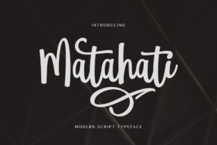 Matahati: A Soulful Script Font for Editorial Design
