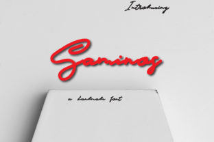 Saminos: A Charming Handwritten Font for Editorial Design