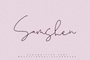 Samshen: The Modern Script Font for Scroll-Stopping Brand Content