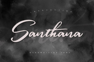 Santhana Font: A Handwritten Typeface for Authentic Branding