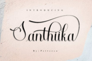 Santhiika: A Modern Script Font for Handmade Brands