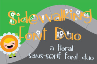 Sidewalking Duo: A Playful Typeface for Bold Campaigns
