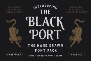The Blackport Family: A Vintage Typeface for Bold Campaigns