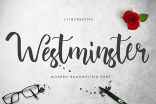 Westminster Font Review: A Handwritten Typeface for Elegant Brands
